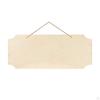 5-Pieces Hanging Wooden Plaques DIY Plain Slices