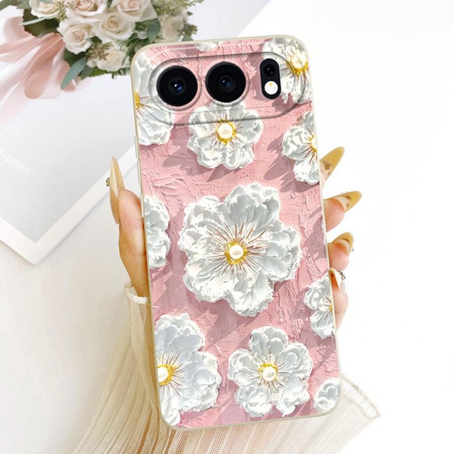 Hülle Für Honor 500 Pro Hülle Schleife Blume Neues Design Schlichtheit Weiche Silikonhülle Für Honor500 500Pro 5G Coque Capa