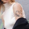 1 Sheets Semi Permanent Tattoos Women's Arm Back Fake Tattoos Waterproof and Long Lasting Plant Juice Tattoos