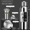 316 Stainless Steel Inner Tank Vacuum All-Steel Thermos Pot for Men, Portable Large-Capacity Thermos Cup for Outdoor Travel and Mountaineering