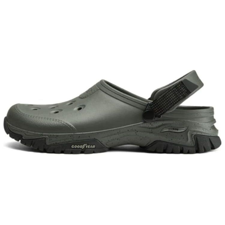 Skechers Hippo Bubble Shoes EVA Повседневные Удобные Простые Легкие Прочные Клоги Мужские клоги Оливково-Зеленые 243341-OLV 42