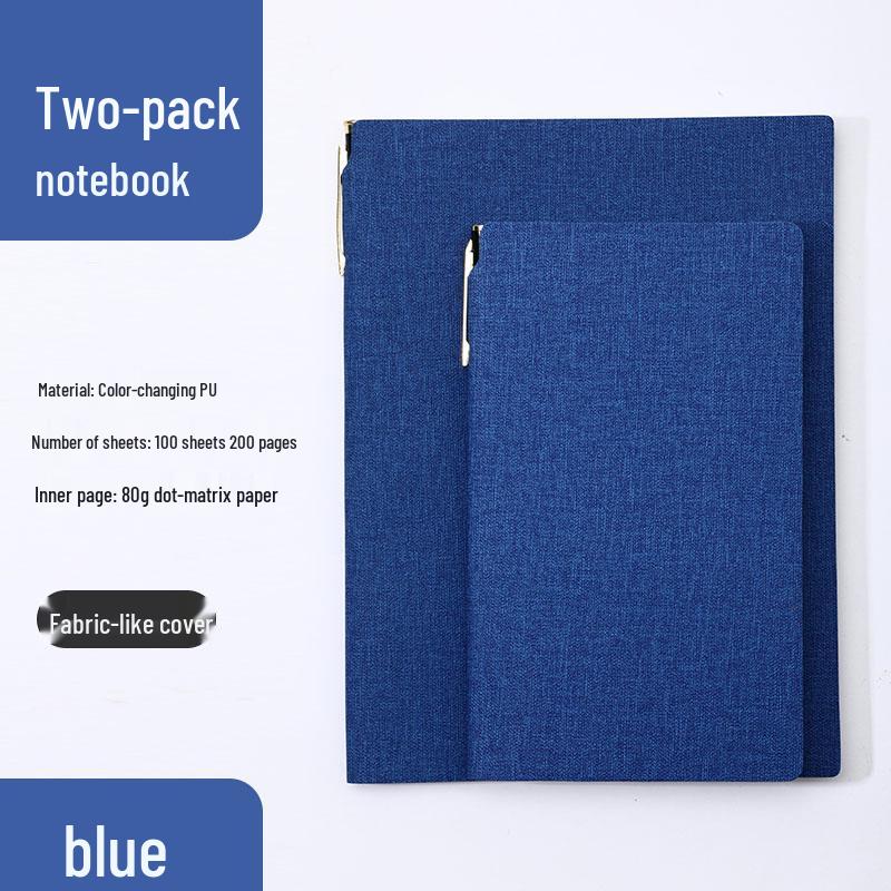 Simple A6 Leather Pocket Notebook with Pen Holder - Ideal for College Students & Business Diaries