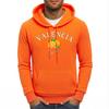 Valencia Spain Orange Print Mens Hoody Autumn Pocket Hoodies Multicolor Fleece Pullover All-Match Comfortable Male Hoodie