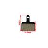 4Pcs Zoom Hydraulic Brake Pads Braking Replacement For Kaabo Wolf 11, 11+, X Pro, King, King GT For Mantis 10 60v For Zero 10 X