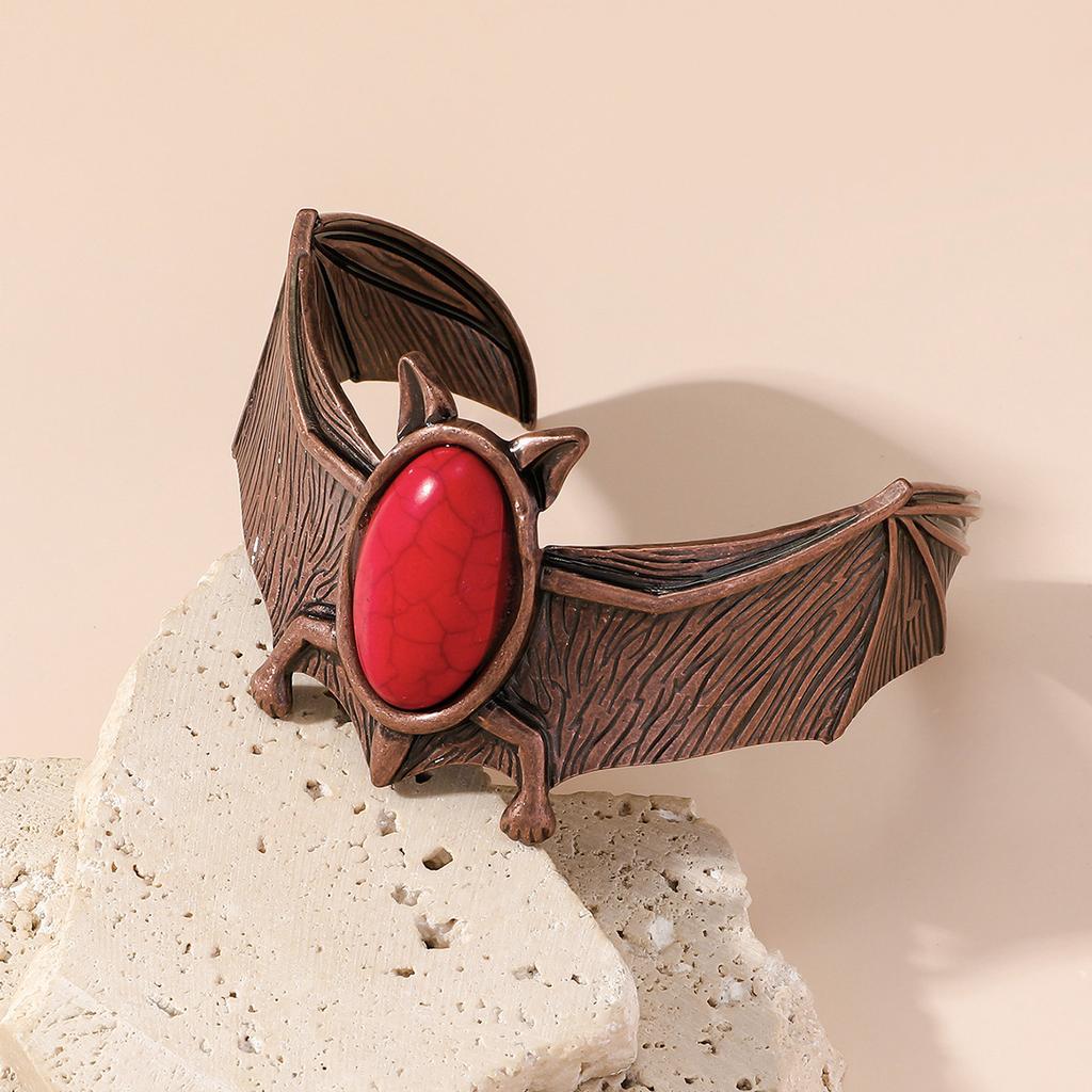 Cross Border Hot Retro Ethnic Style Inlaid Turquoise Bracelet For Women Of The Miao Ethnic Group Carved Into Old Bohemian Style Accessories