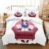 Anime Engaged To The Unidentified Printed Bed Set Duvet Cover Pillowcase Bedding Set Bed Linen Sheet Quilt Cover Queen King Size