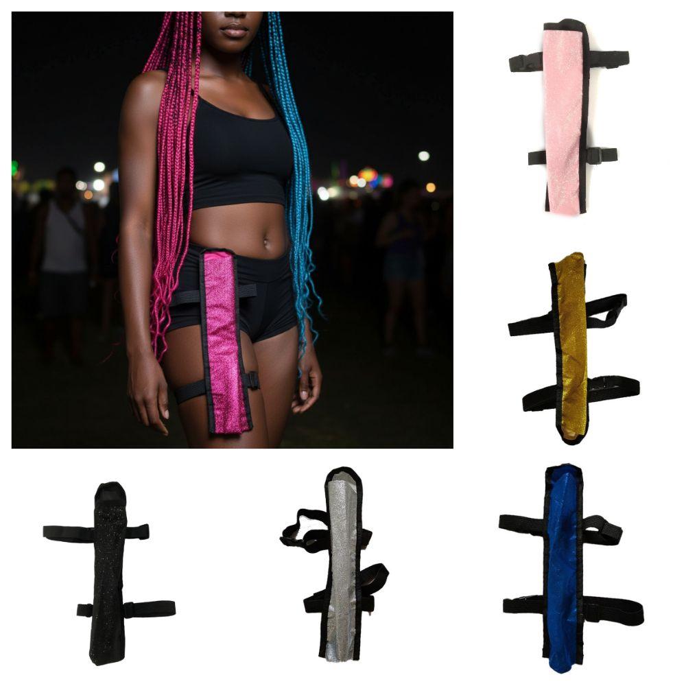 with Waist Belt Fan Holder Adjustable Strap Dancing Fan Pouch Kung Fu Fan Bag Tai Chi Practice
