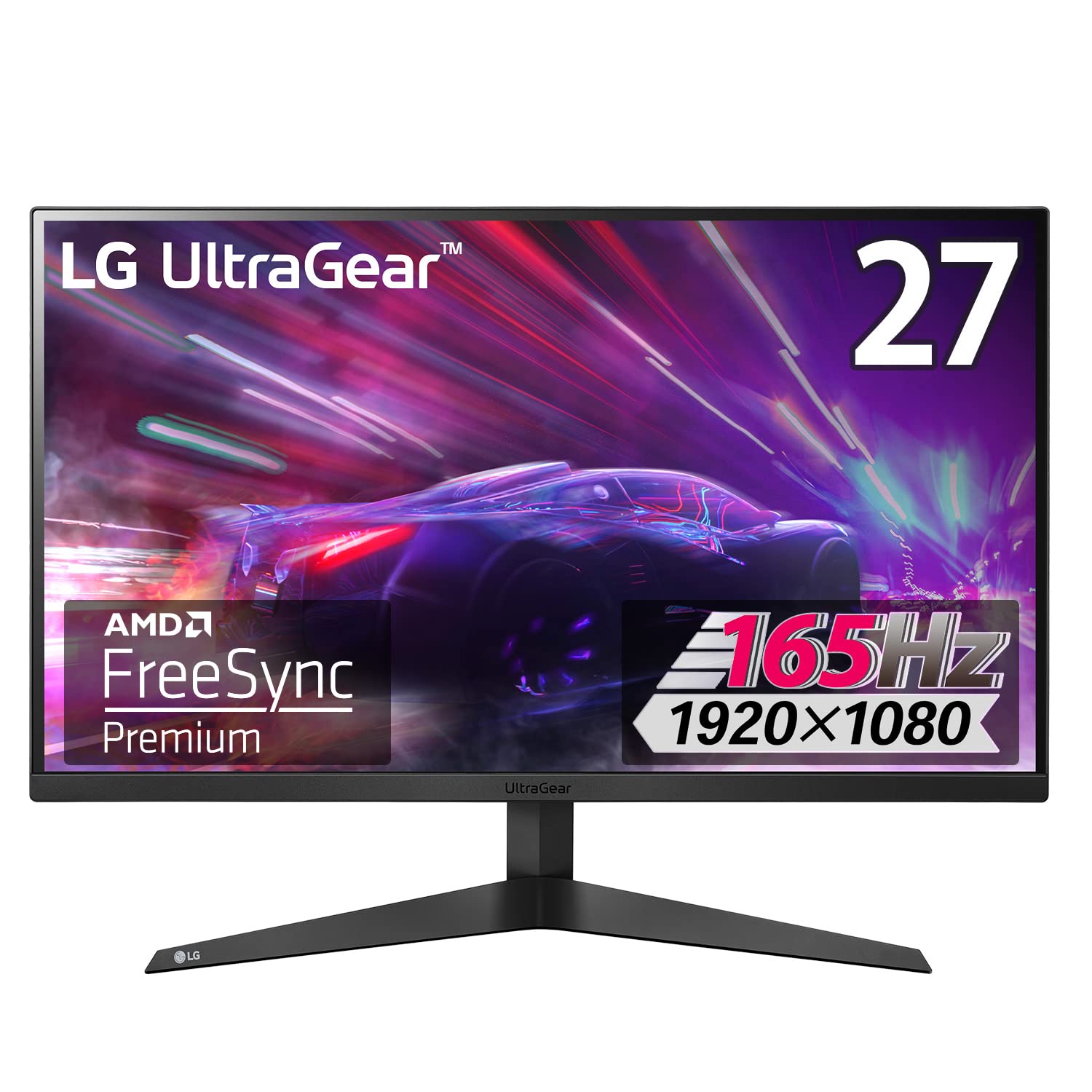 

LG Gaming Monitor UltraGear 27GQ50F-B 27 inchFull HDVA165Hz1ms MBRFreeSync PremiumHDMI x 2, DisplayPort x 13 year warranty with no bright spots