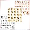 Fine Do It Yourself Women Jewellery Gifts Lucky Letter Alphabet AZ Charm Bead Charms Compatible With Authentic Charm Bead Charms Bracelets Necklaces