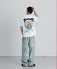 Peogeulleo Monster Graphic T-Shirt (White)