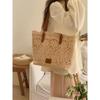 Geantă Tote de Umăr cu Flori din Dantelă pentru Femei Nouă Casual pentru Navetă Genți de Mână Feminine Capacitate Mare Geantă Franceză pentru Femei Vacanță Plajă