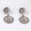 Fashion Metal Button Dangle Earrings ZAA New Classic Vintage Earrings Women's Party Jewelry Accessories