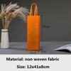 30pcs Nonwovens Champagne Beer Waterproof Gift Bag Color Single Double Bottle Red Wine Bottle Hand Handle Packaging Pouches