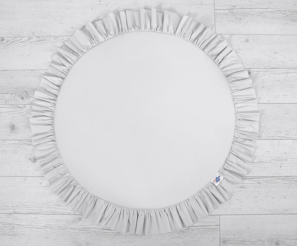 Play Mat with Ruffles - Gray