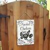 Funny Spoiled Chickens Lay Better Eggs Metal Tin Sign Wall Art