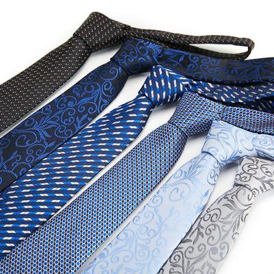 Men'S 7.5Cm Business Professional Striped Tie, Wedding Suit Accessories Polyester Tie Men'S Guangzhou Tie Factory