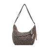 Corduroy, niche largecapacity commuter tote bag women's new fashion shoulder messenger bag