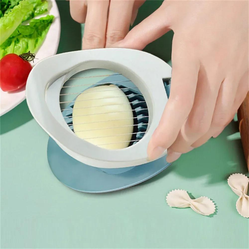 Kitchen Accessories Egg Slicer Chopper Stainless Steel Fruit Salad Cutter Egg Tools Manual Food Processors Kitchen Gadget
