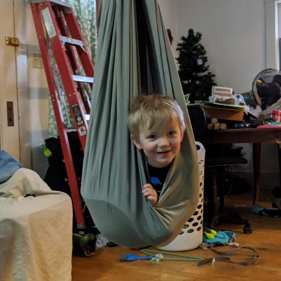 Huśtawka terapeutyczna Wygodna Wysoka elastyczność Nylon Wewnątrz na zewnątrz Dzieci ze specjalnymi potrzebami Joga