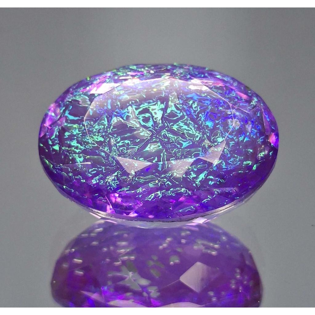 Oval Cut Lab Created Monarch Fire Opal 88-90 Ct Stunning Certified Gemstone