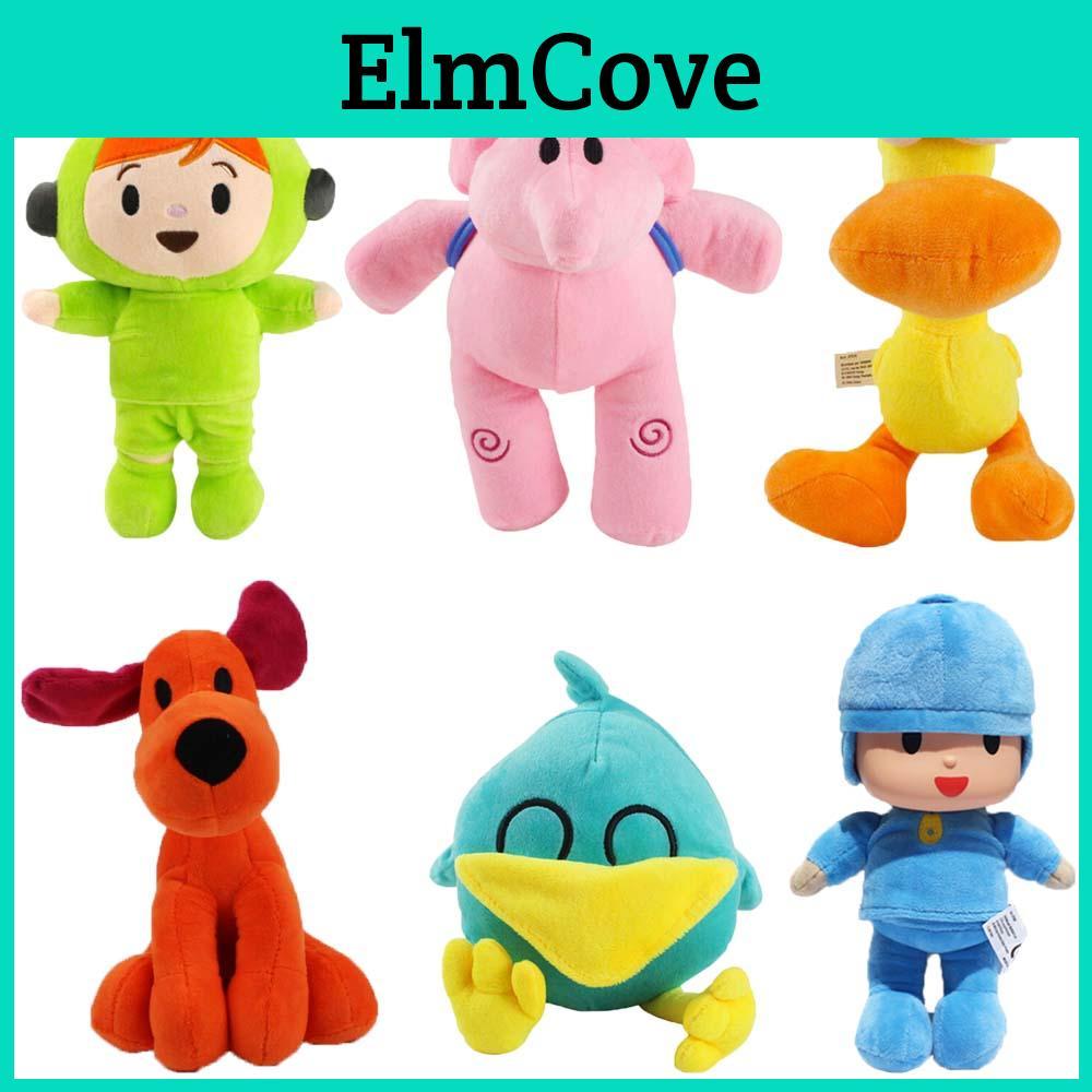 Adorable Pocoyo Elly Pato Loula Sleepy Bird Soft Plush Stuffed Figure Toy Doll Gift For Kids