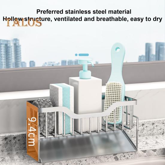 

Полка для слива раковины, не ржавеющая, быстрый слив, свободно передвижная, полезная стойка для сушки раковины, кухонный органайзер, кухонные аксессуары