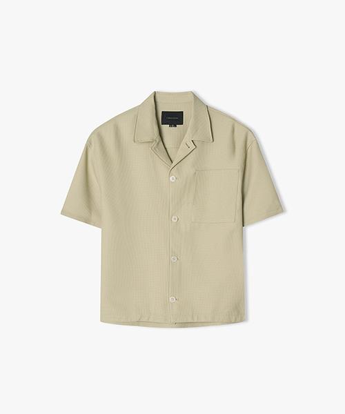 River Classy [25Ss] Llb32502 Lime Green Summer Tweed Open Collar Half Shacket 95