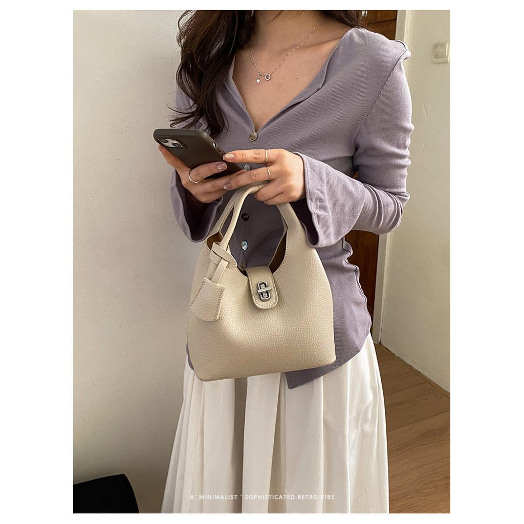 IELGY Ladies Messenger Bag Large Capacity All-Match Casual Commuter Bucket Bag Portable