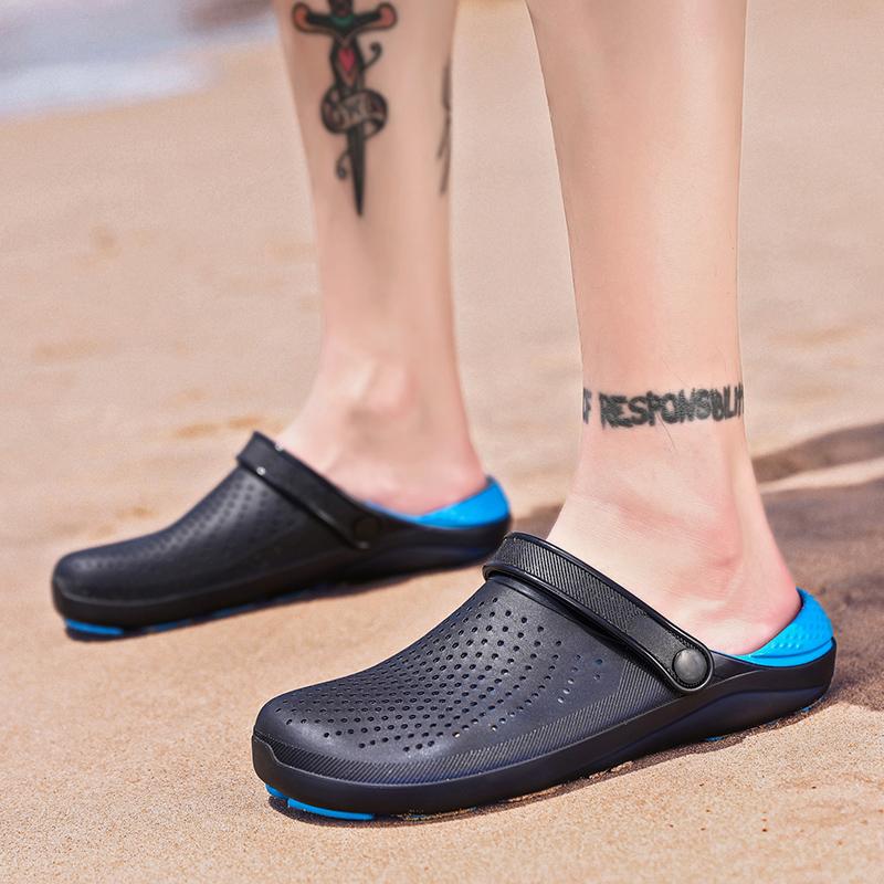 Classic Slip On Garden Clog Shoes Men Quick Drying Summer Beach Slipper Breathable Outdoor Sandals Platform Gardening Shoes