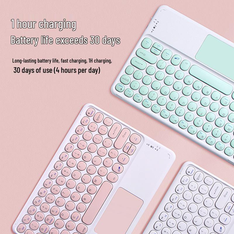 11.4-Inch OnePlus Pad Go Protective Bluetooth Keyboard & Leather Case