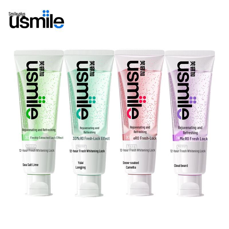 Usmile Whitening & Fresh Breath Toothpaste 4-Pack