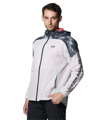 UA TRICOT LINED WOVEN JACKET Halo Gray XXL