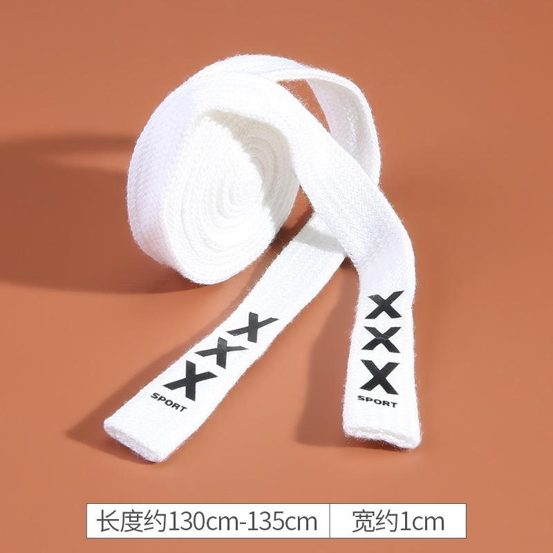 Doppelter Baumwoll-Kordelzug-Sweatpants-Sportgürtel-Bundband-Seil-schwarz-breit-flach-Spitzenseil-Bekleidungszubehör-Weben