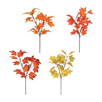 Simulation Maple Leaf Single Artificial Maple Leaf Flower Arrangement Accessories