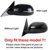 For Kia Soul     2024 2025 Car Rearview Side Mirror Cover Wing Cap Exterior Door Housing Trim Adhesive Sticker