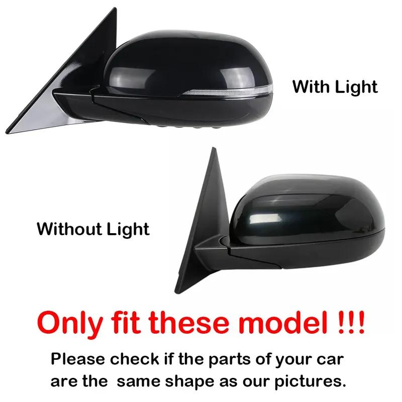 For Kia Soul     2024 2025 Car Rearview Side Mirror Cover Wing Cap Exterior Door Housing Trim Adhesive Sticker