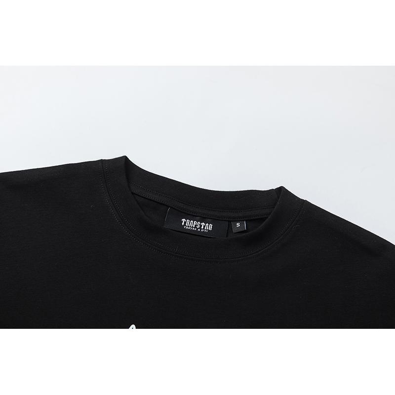 672 Trapstar London 2025 Sommer Neues hochwertiges Rundhals-T-Shirt aus Baumwolle in großer Größe für Männer und Frauen, Paar-T-Shirt