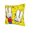 S-Simon Super Rabbit Pillow Case  Print Pillow Cover Vintage Cushion Cover For Living Room Bed Chair