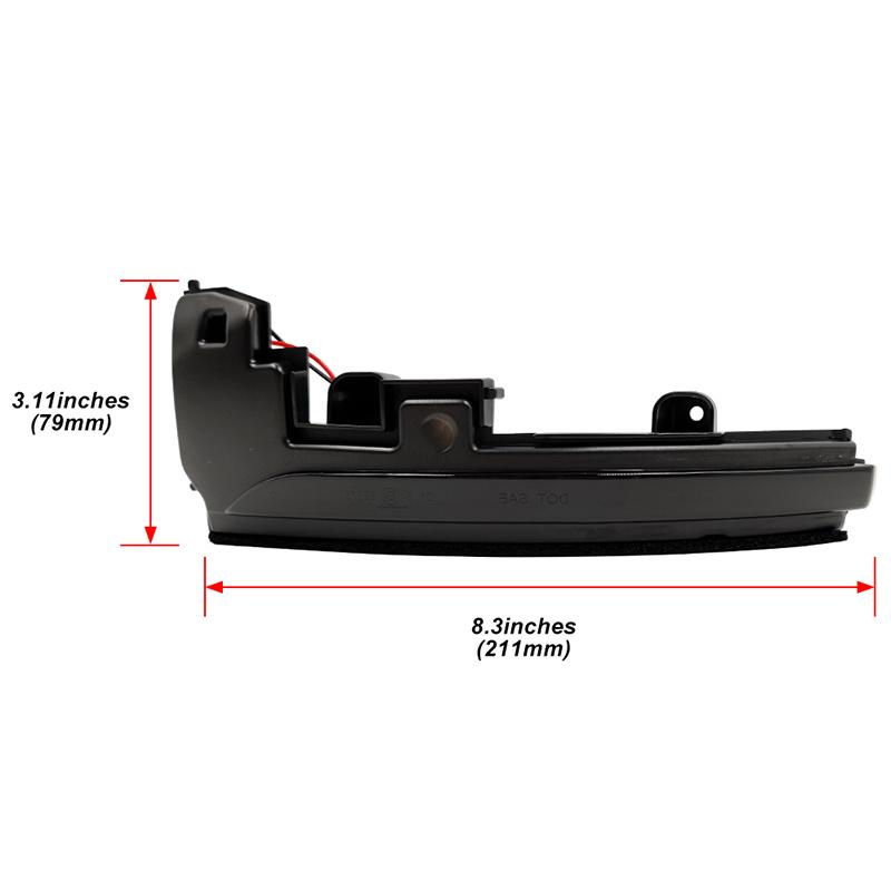 Für Land Rover LR4 Discovery Range Rover Sport Evoque MK IV Dynamische Bernstein Led Rückspiegel Blinker Kontrollleuchten