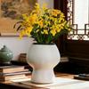 Nordische Blumenvase Imitation Keramik Kunststoff Blumenvase Wohnzimmer Schreibtisch Dekoration