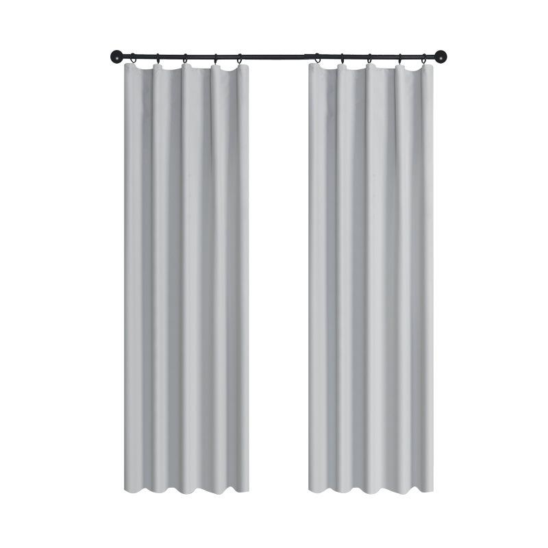 

Полностью затемняющие шторы Водонепроницаемая солнцезащитная ткань Однотонные шторы с люверсами 150*230 белый