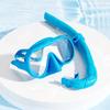 NEW Tempered Glass Freediving Mask Snorkeling Set Foldable Snorkel Diving Mask All-Inclusive Silicone