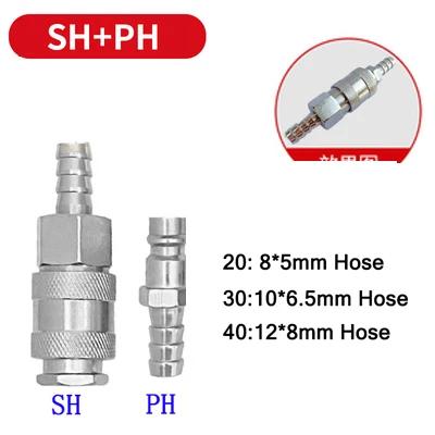 Pneumatic European Connector EU Standard Fittings For Compressor Male and Female Thread Quick Release Coupling Air Hose Fitting