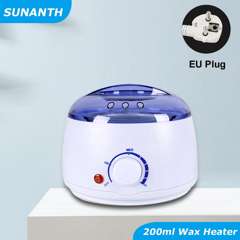 200ml Wachserhitzer Hartwachsbohnen Erhitzungs-Wachsmaschine Haarentfernung Paraffinheizgerät Enthaarungsepilierer Wachsschmelztopf für Wachsbohnen