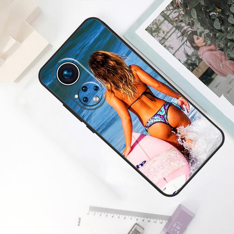 Surf Beachy Blue Summer Collage For Honor Magic 7 Lite 6 8 Pro Case For Honor X9d X9a X9b X9c X8c X8b 200 400 50 70 90 Win RT