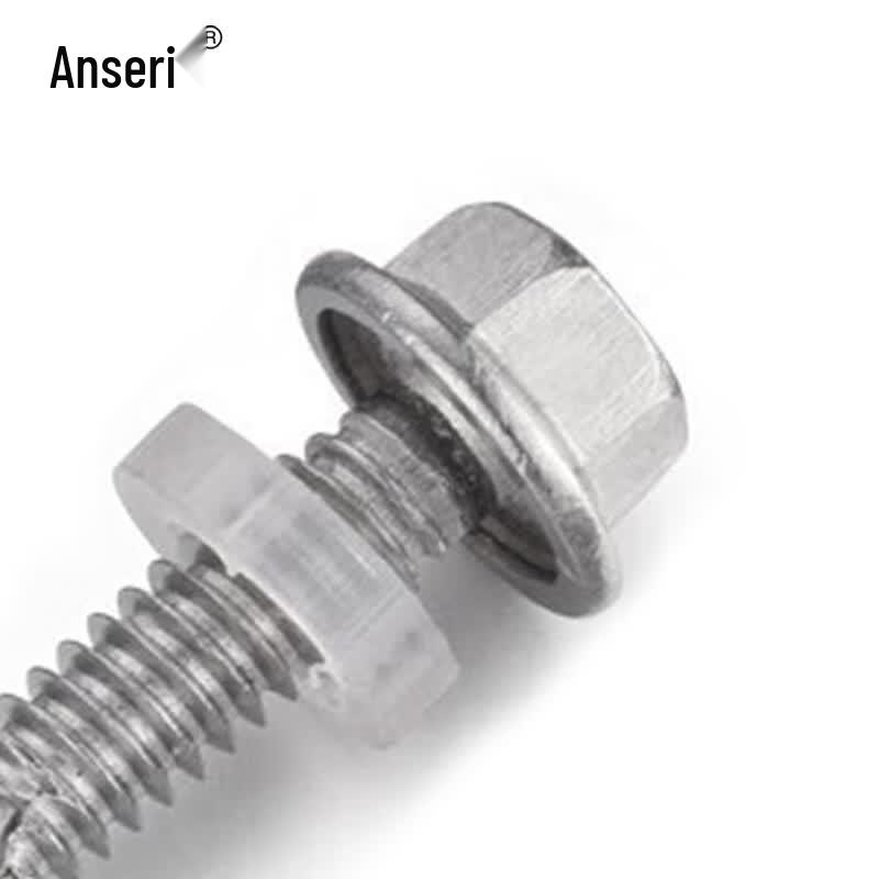 410 Stainless Steel Hex Head Self-Drilling Screw with Washer