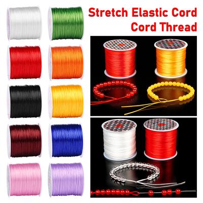 DIY Jewelry Stretch Elastic Cord Nylon Stretch Cords Durable String Line Bracelets Necklace