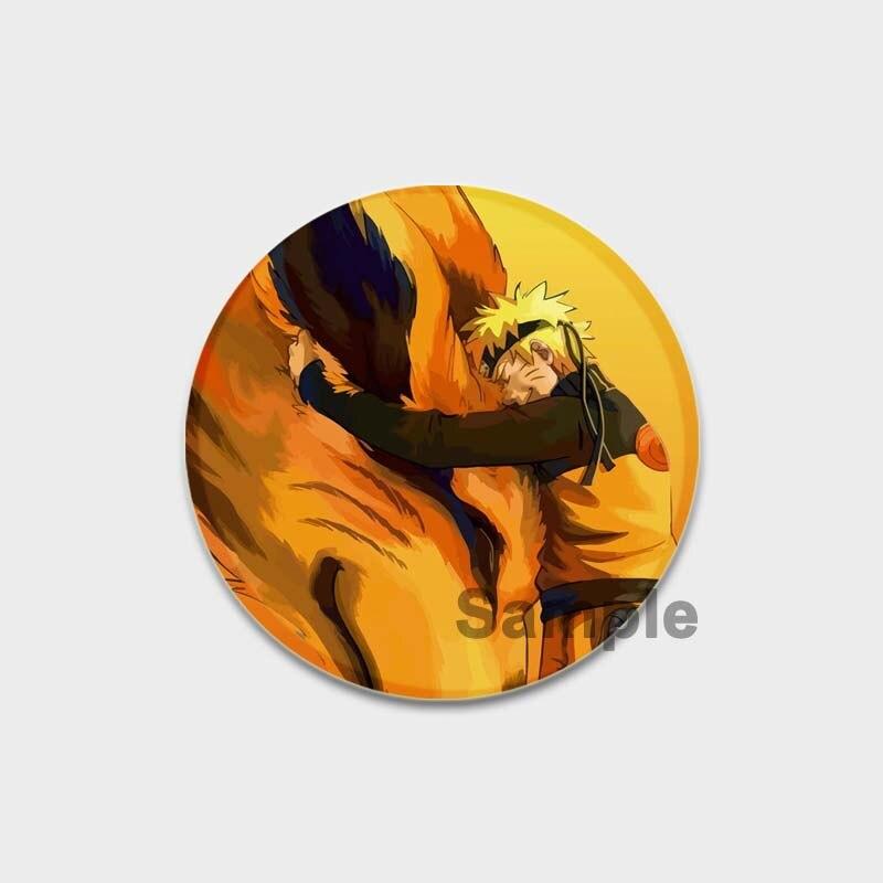 58MM 58mm Anime Figur Pins Cosplay Tegneserie Blikkmerker Manga Perifer mote Smykker Tilbehør Vifter Gaver Klesveske Dekor