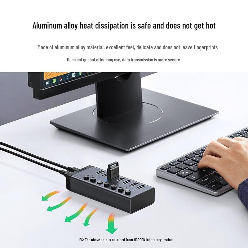 UGREEN USB 3.0 7portový datový rozbočovač