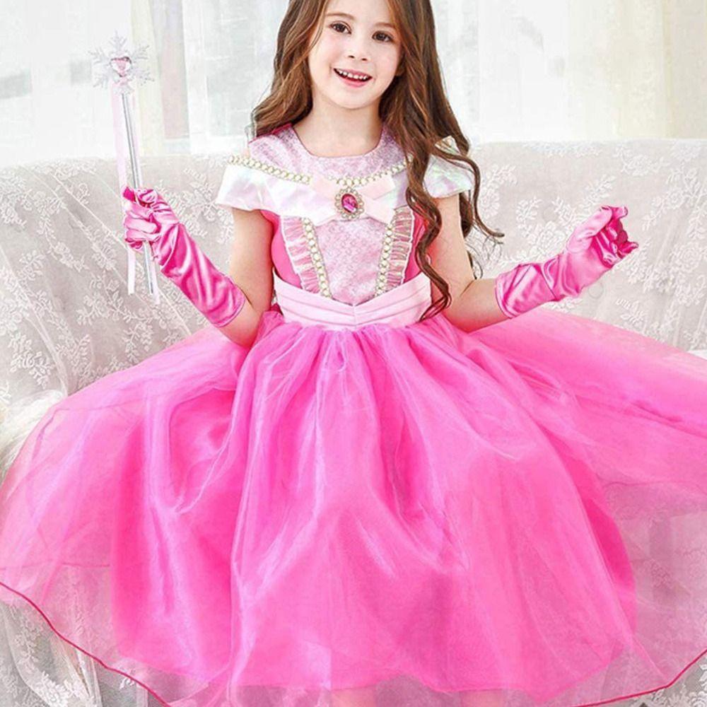 Jednobarevné dětské rukavice Saténové taneční palčáky Nová módní společenská šaty pro vystoupení Dívky